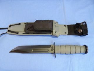 Ka - Bar 1211 Fixed Blade Survival Knife W/ Kydex Sheath 12 " Long/hunting/fighting