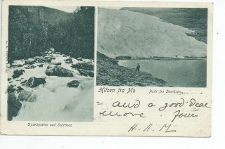 Printed Multi View Postcard Of Hilsen Fra Mo In Norway