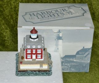 Harbour Lights Great Lighthouses London Ledge Ct 406 1997 Signed
