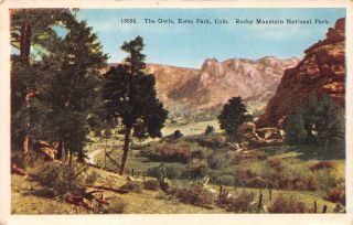 C22 - 5729,  The Owls,  Estes Park,  Colo. ,  Rocky Mtn Natl Park,  Postcard.