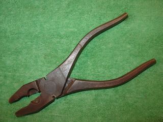 Vintage Unbranded Pliers Side Cutters Wire Cutters/strippers 6 - 1/2 " Long
