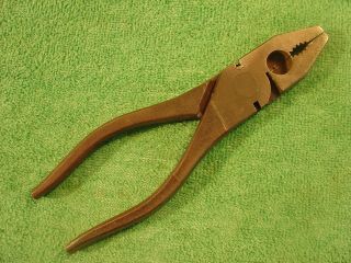 Vintage Unbranded Pliers Side Cutters Wire Cutters/Strippers 6 - 1/2 