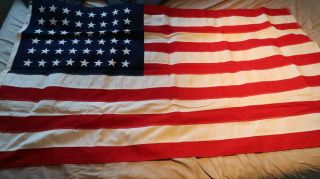 Wwii Era Us Army Homefront Boxed 48 Star Flag 3 X 5 Feet Cotton