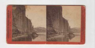 Cape Horn Columbia River Watkins Pacific Coast Stereoview,  C1867