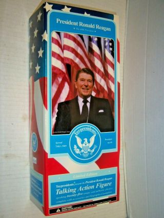 13 " Talking President Ronald Reagan Action Figure (mib) Toypresidents (2003)