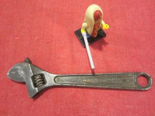 Vintage 6 " Diamond Diamalloy Tool And Horseshoe Co.  Usa Crescent Wrench Tool