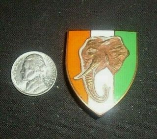 1964 IVORY COAST OLYMPIC NOC BADGE - TOKYO NOC - FIRST PIN 3