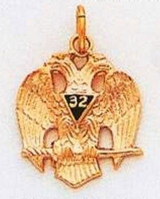 Masonic Scottish Rite 32nd Degree Pendant St290 - 4