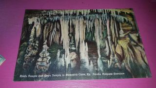 1939 Hindu Temple Onyx Temple,  Frozen Niagara,  Mammoth Cave,  Ky