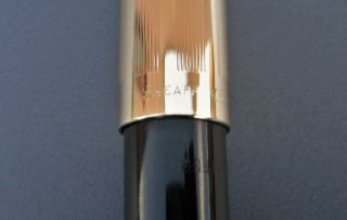 1960 ' s SHEAFFER Imperial VIII Touchdown Filler Fountain Pen - 14K GOLD Nib - USA 8