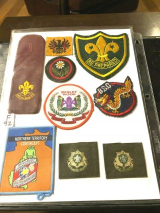 Just In Time For The 2019 World Jamboree Foreign Scout Badge Sheet F92