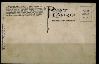 Collectible Vintage 1911 Postcard: Lyndale & Minnehaha Blvd. ,  Minneapolis,  MN 2