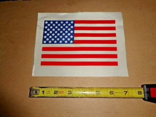 Rare Nasa Owens Corning Apollo Era American Us Flag Beta Cloth Patch