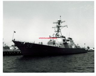 1995 Uss John S Mccain Ddg - 56 Arleigh Burke Destroyer Navy Ship Photo