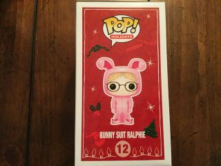Funko Pop A Christmas Story 12 BUNNY SUIT RALPHIE Holidays - NRFB (Vaulted) 3