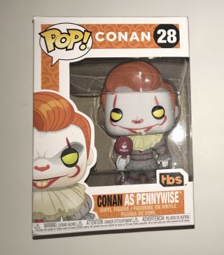 2019 Sdcc Funko Pop Conan As Pennywise 28 Rare