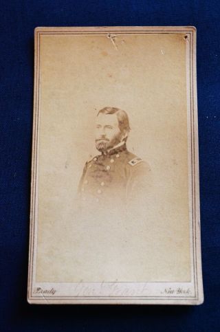 Cdv,  Civil War General Ulysses S.  Grant By Photographer Matthew Brady