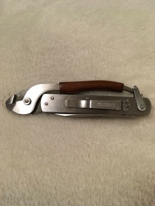 Japan Al Mar Quicksilver Quick Clip Folding Knife Multi Tool Plier