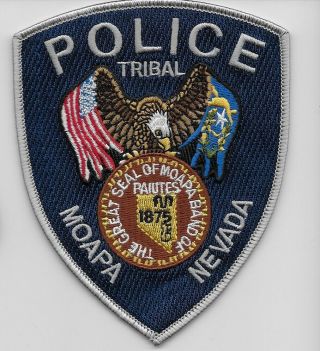 Colorful Moapa Tribal Police State Nevada Nv