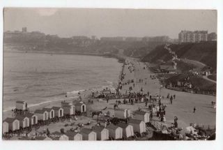Rp Scarbourough North Bay Bathing Machines On Beach Real Photo Yorkshire 1911
