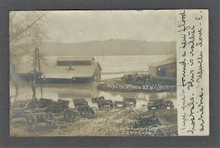 1907 Flood Scene In Cincinnati,  Ohio