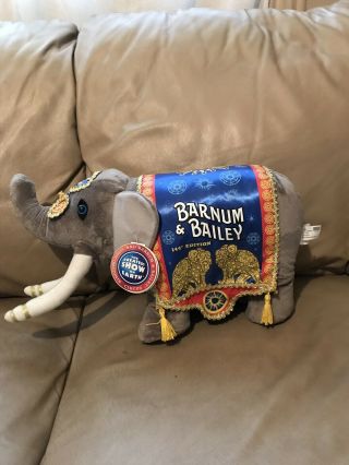 Ringling Bros Barnum And Bailey 144th Edition Elephant Stuffed Plush See Descr