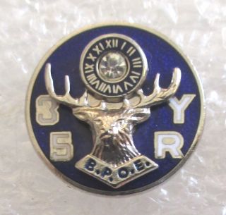 Benevolent And Protective Order Of Elks 35 Year Member Award Pin - Bpoe