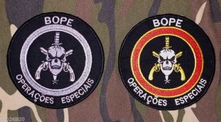2 Bope Iron On Police Troop Brazil Patch Elite Squad Special Operations No Swat