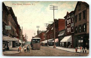 Postcard Nj Elizabeth Pre 1920 
