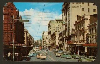 Collectible Vintage 1959 Postcard: Queen Street,  Auckland,  Zealand