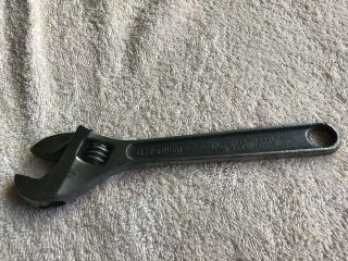 Vintage Hall Hardware Co Minneapolis 8 Inch Adjustable Wrench