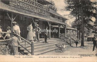 Cloudcroft Lodge Mexico Early Card By Humphries Of El Paso