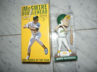 2015 Mark Mcgwire " 1987 Rookie Of The Year " Oakland Athletics Bobblehead A 