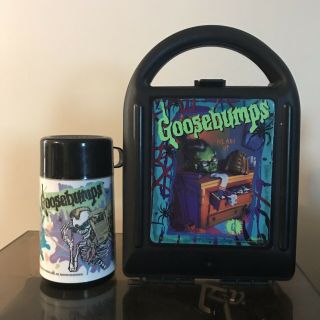 1990’s Goosebumps Plastic Aladdin Lunchbox (thermos)