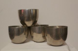 Kirk Stieff - Pewter - Jefferson Cup Set Of 4 P50 - 7