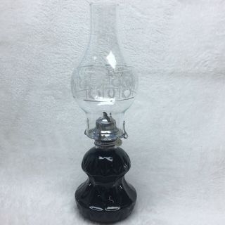 Vintage Lamplight Farms Black Oil Lamp