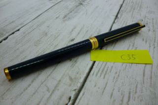 C35 S.  T.  Dupont Fountain Pen Black 18ck Gold 750