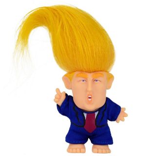 Us President Donald J Trump Hair Troll Doll Funny Novelty Gag Gift Prank Joke