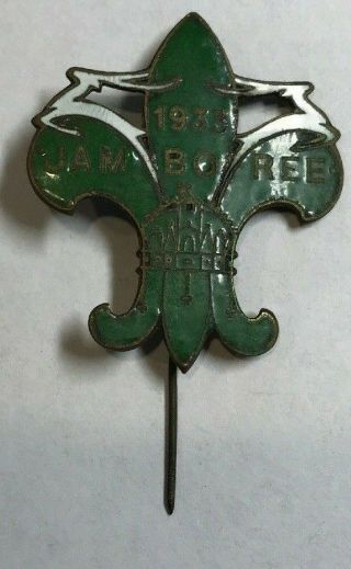 1933 Boy Scout World Jamboree Enamel Pin 4