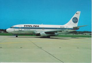 Pan Am - Boeing 737 - 297 - N70724 - Clipper Spreeathen - Postcard