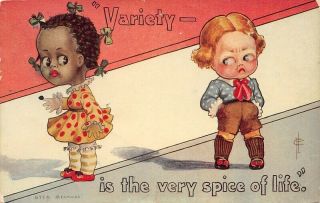 Variety Is The Very Spice Of Life African American Girl White Boy American Kid