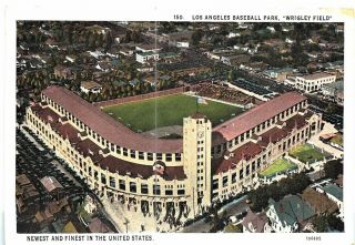 Los Angeles Wrigley Field Baseball Park 1925 - 1969 California Ca