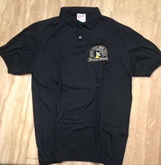 Ibew Local 1212 Nyc Vintage Union Polo Shirt Made In Usa