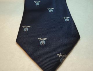 Masonic Shriner Neck Tie - Navy Blue - Mt18