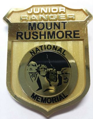 Mount Rushmore Memorial National Park Service Nps Jr Junior Ranger Badge