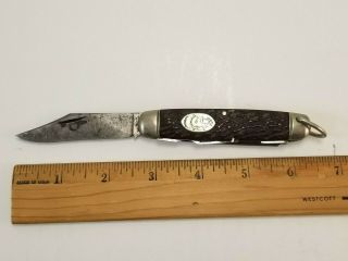 Rare 1914 Walden York Knife Co Hammer Brand Buffalo Bill Scout Knife B.  B.  1