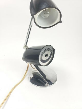 Vtg Underwriters Laboratories Portable Lamp Adjustable Desk Table