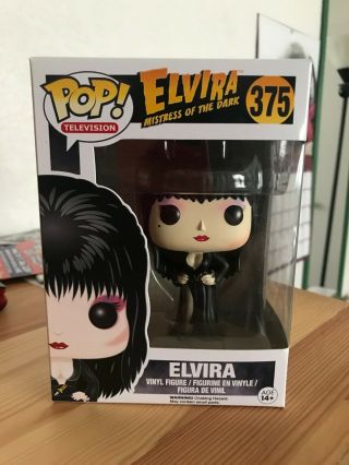 Funko Pop Mistress Of The Dark Elvira Black Dress 375