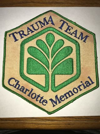Trauma Team Charlotte Memorial Patch (old) North Carolina