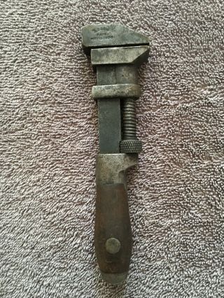 Vintage Coes 6 - 1/2 " Adjustable Pipe Wrench Worcester Mass Usa